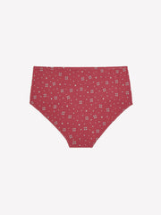 EARTH RED PRINTED