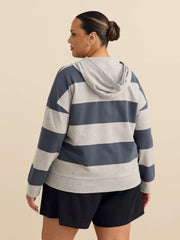 Light grey heather printed