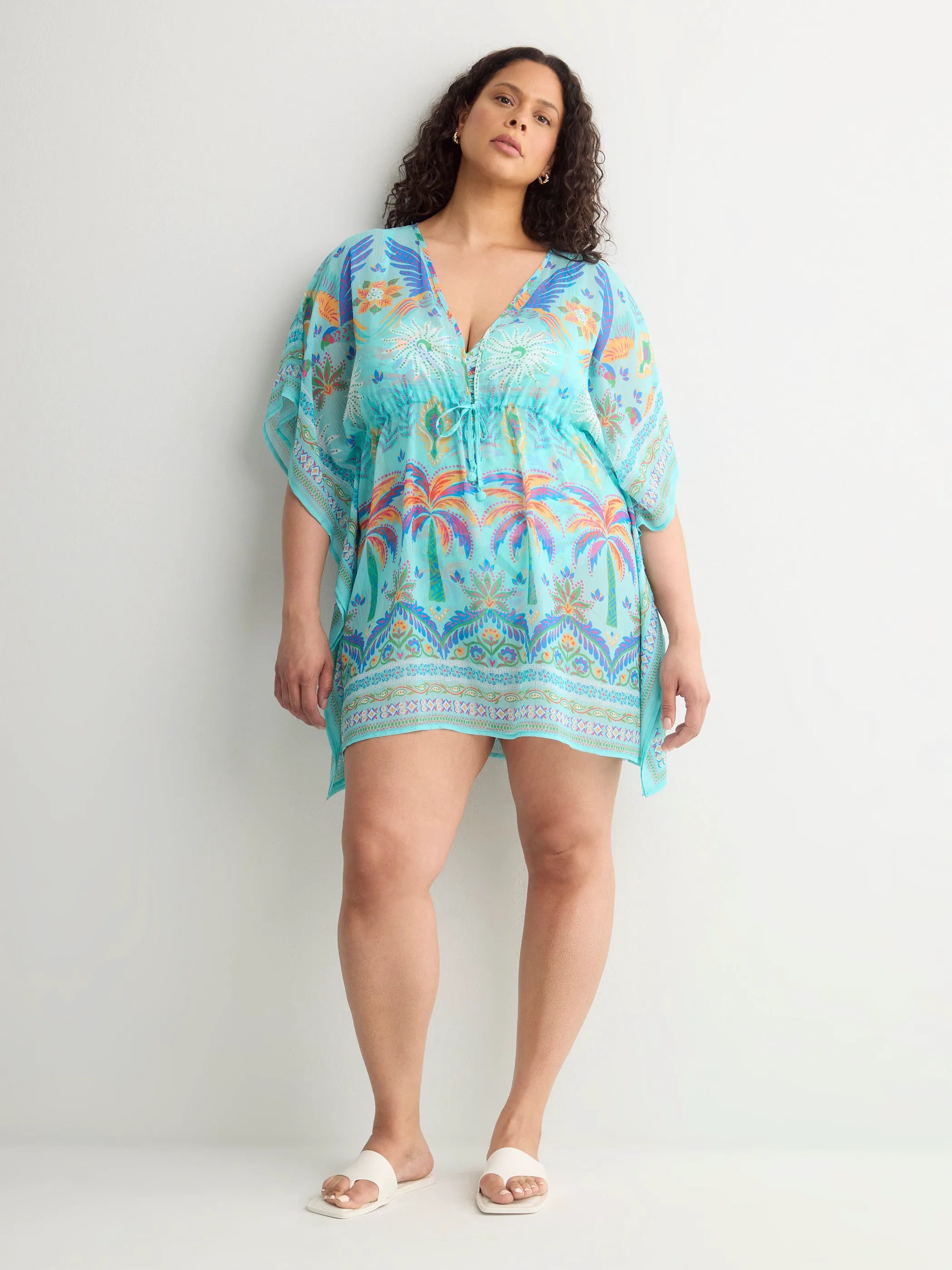 BLUE TURQUOISE PRINTED