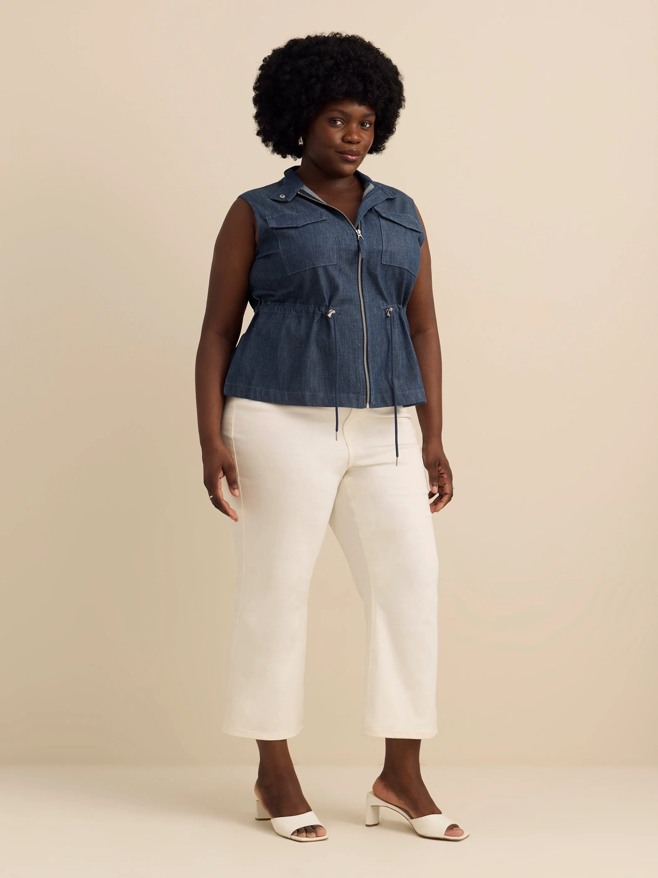 Dark denim