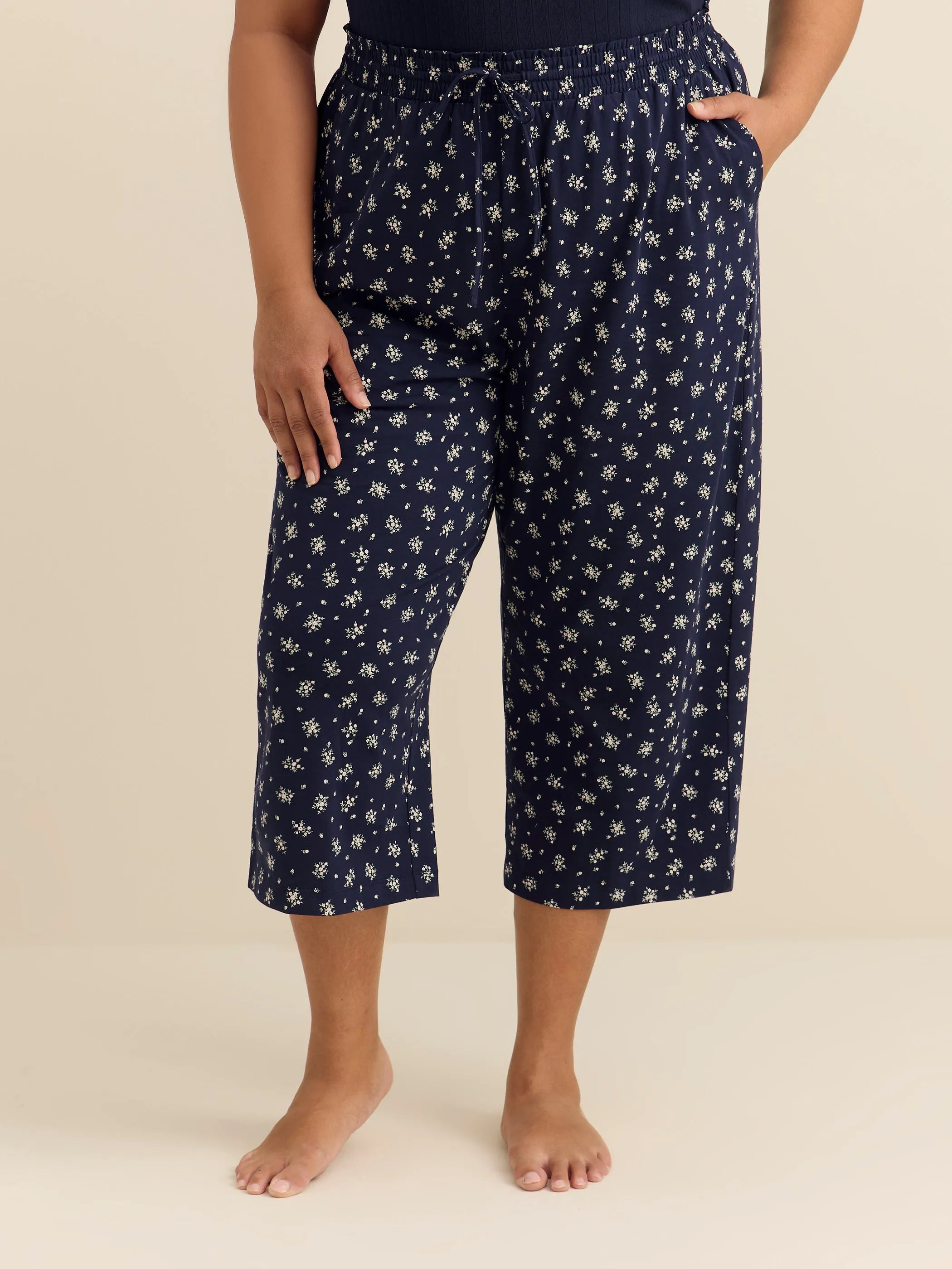 Maritime blue floral