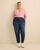 Dark medium blue denim