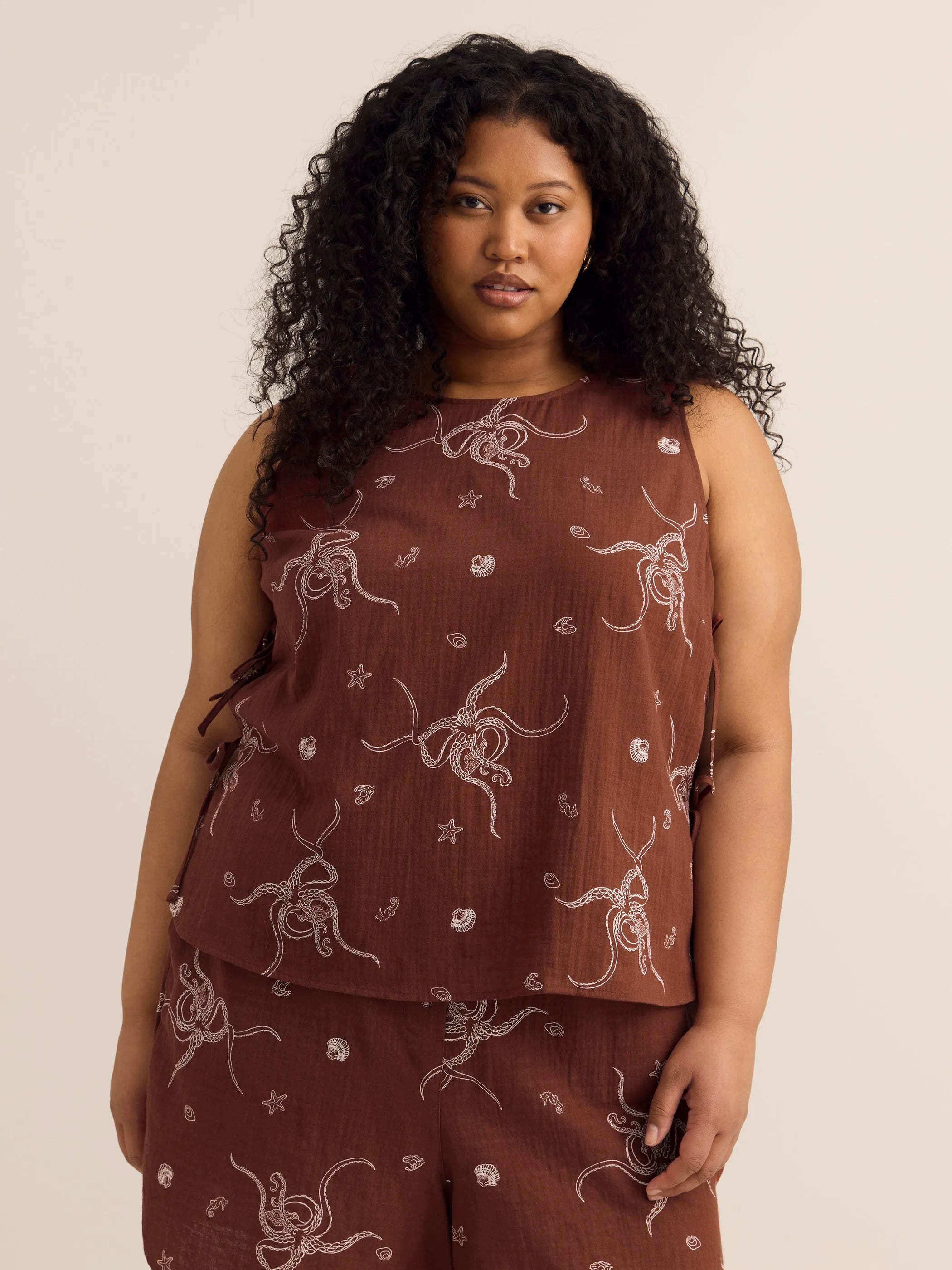 Cherry mohogany printed