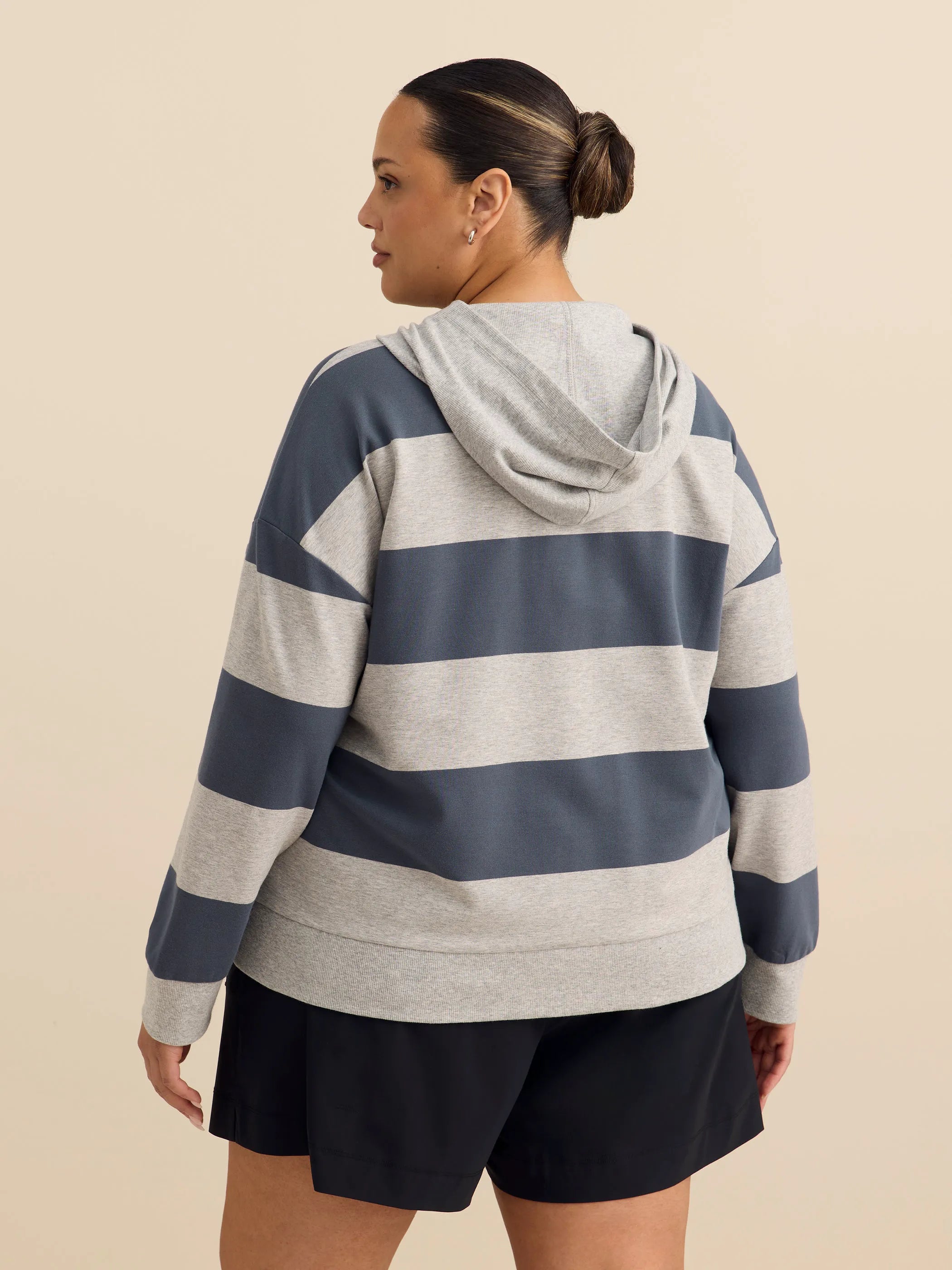 Light grey heather printed