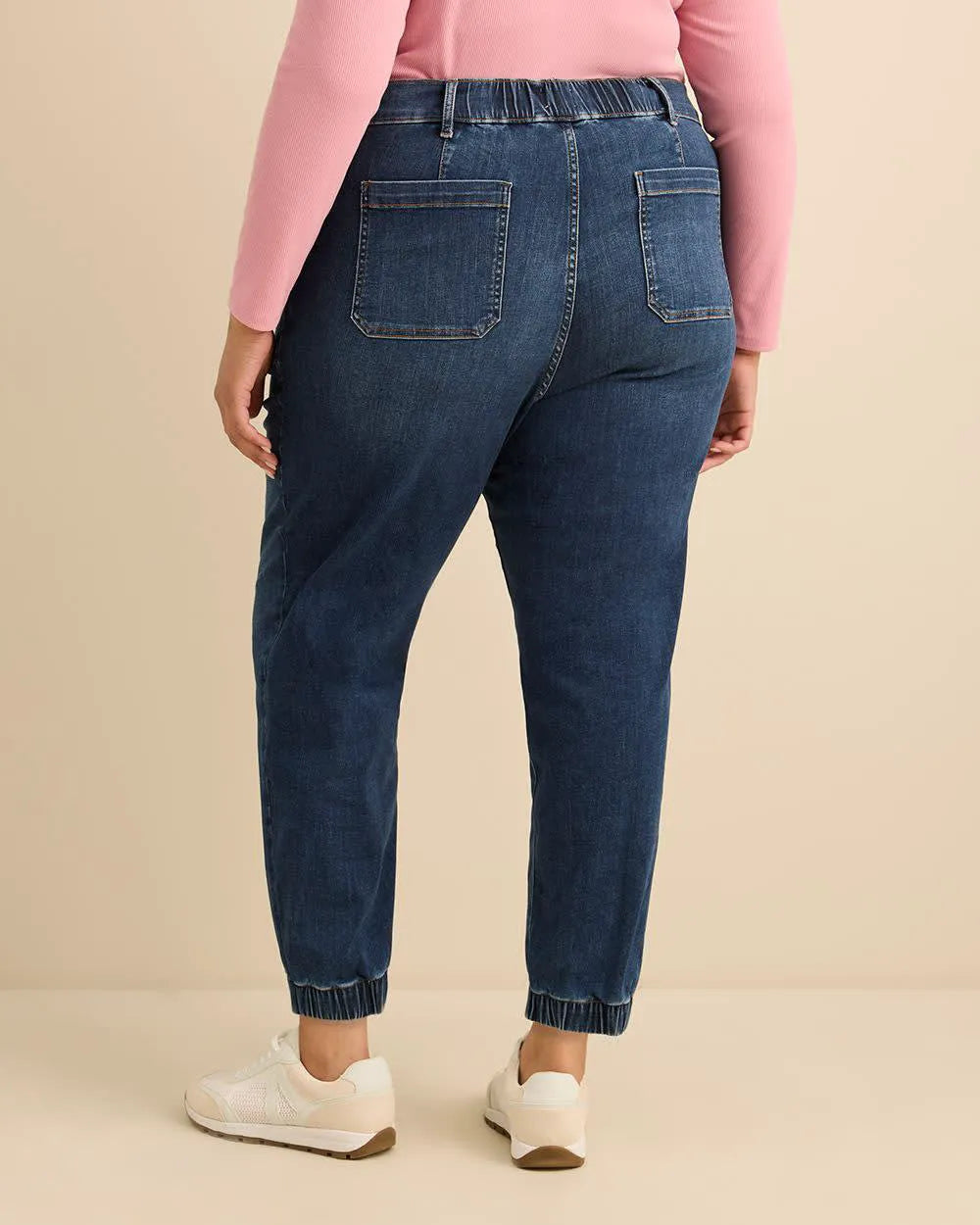 Dark medium blue denim